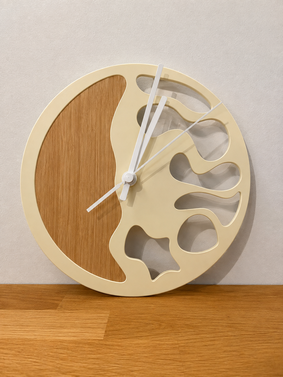 Horloge Murale Design Alvéoles