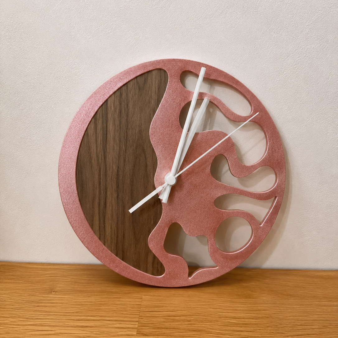 Horloge Murale Design Alvéoles