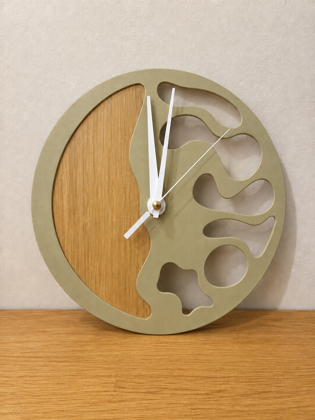 Horloge Murale Design Alvéoles
