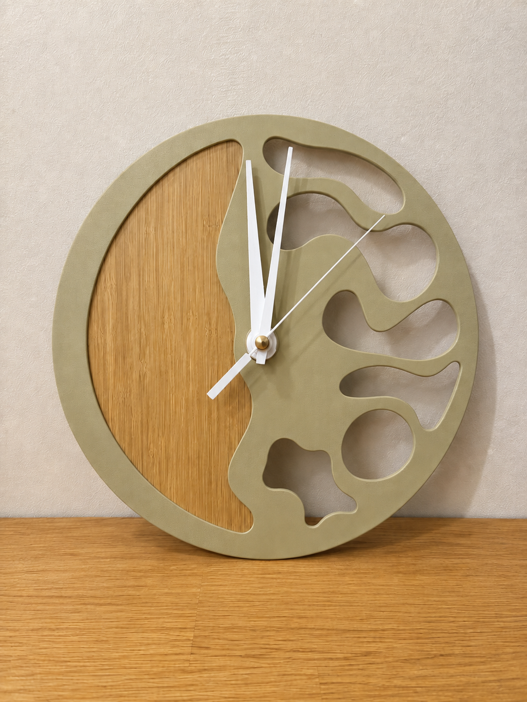 Horloge Murale Design Alvéoles