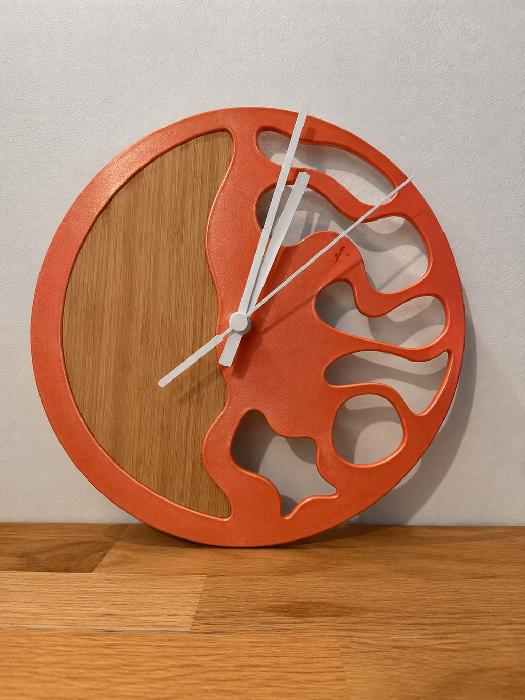 Horloge Murale Design Alvéoles