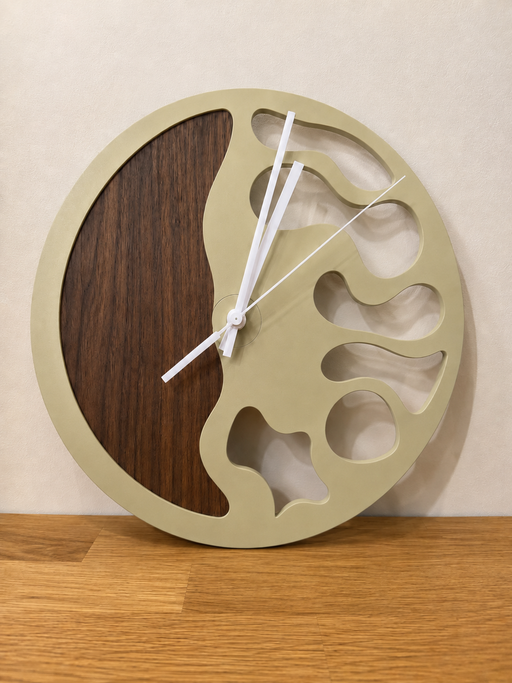Horloge Murale Design Alvéoles