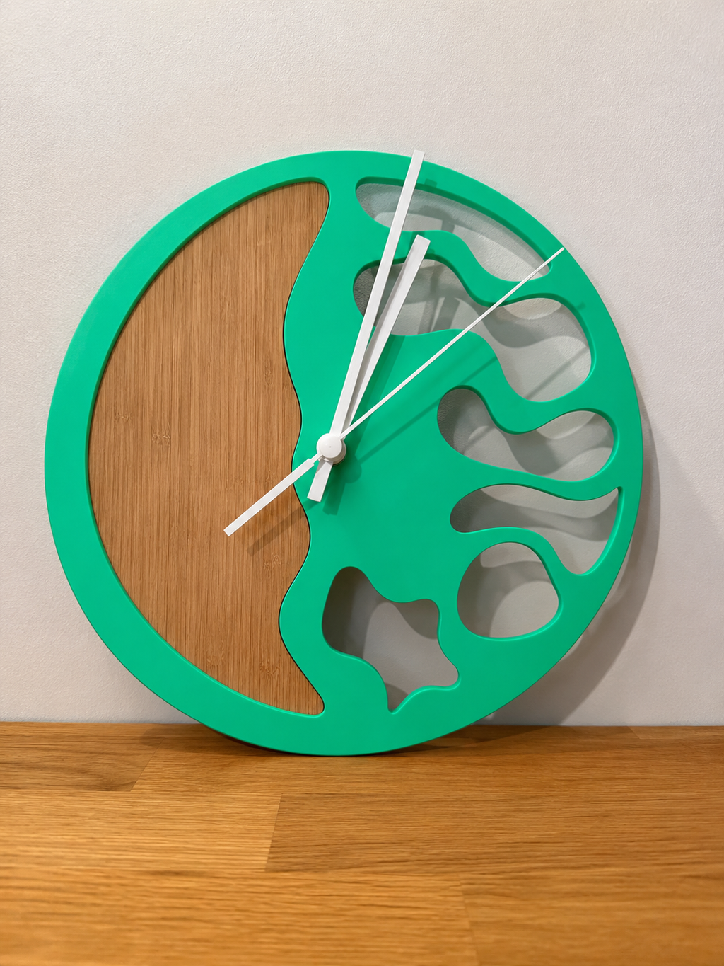 Horloge Murale Design Alvéoles