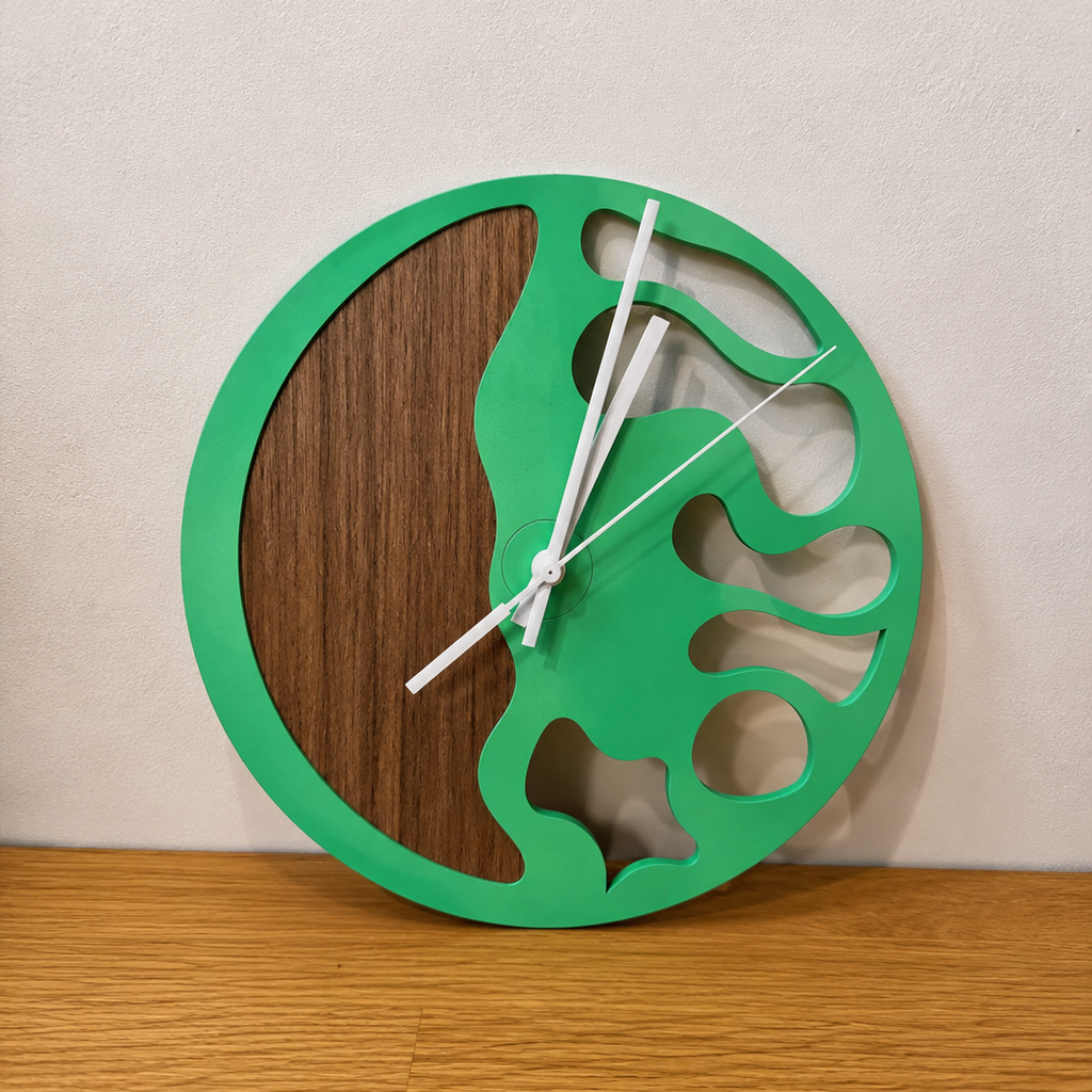 Horloge Murale Design Alvéoles