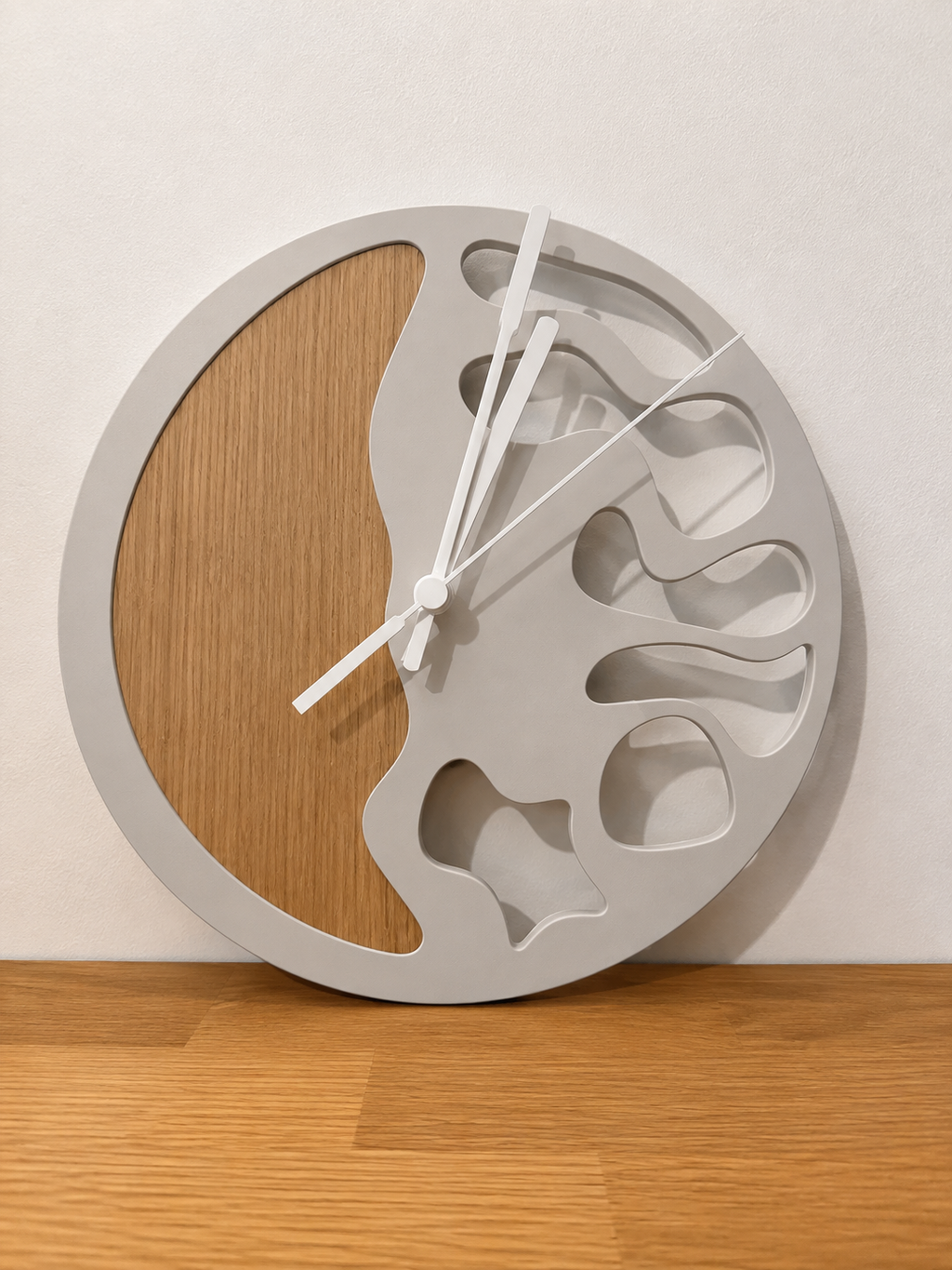 Horloge Murale Design Alvéoles