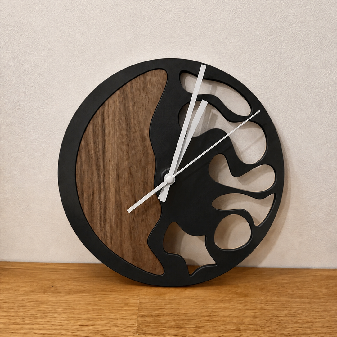 Horloge Murale Design Alvéoles