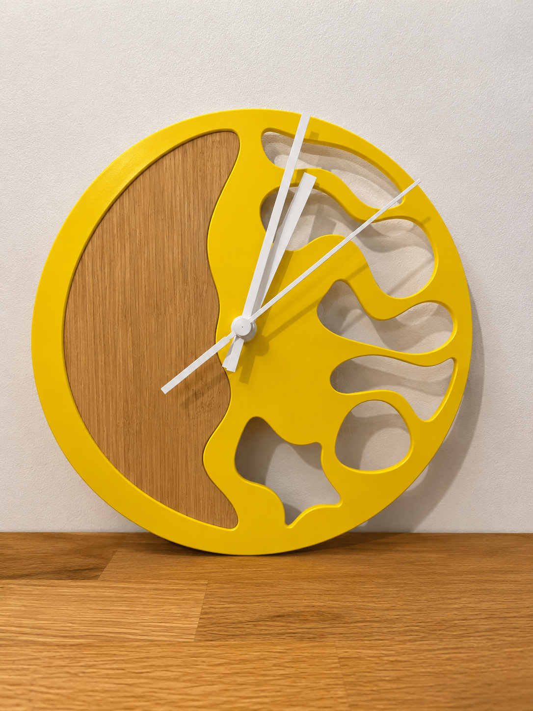 Horloge Murale Design Alvéoles