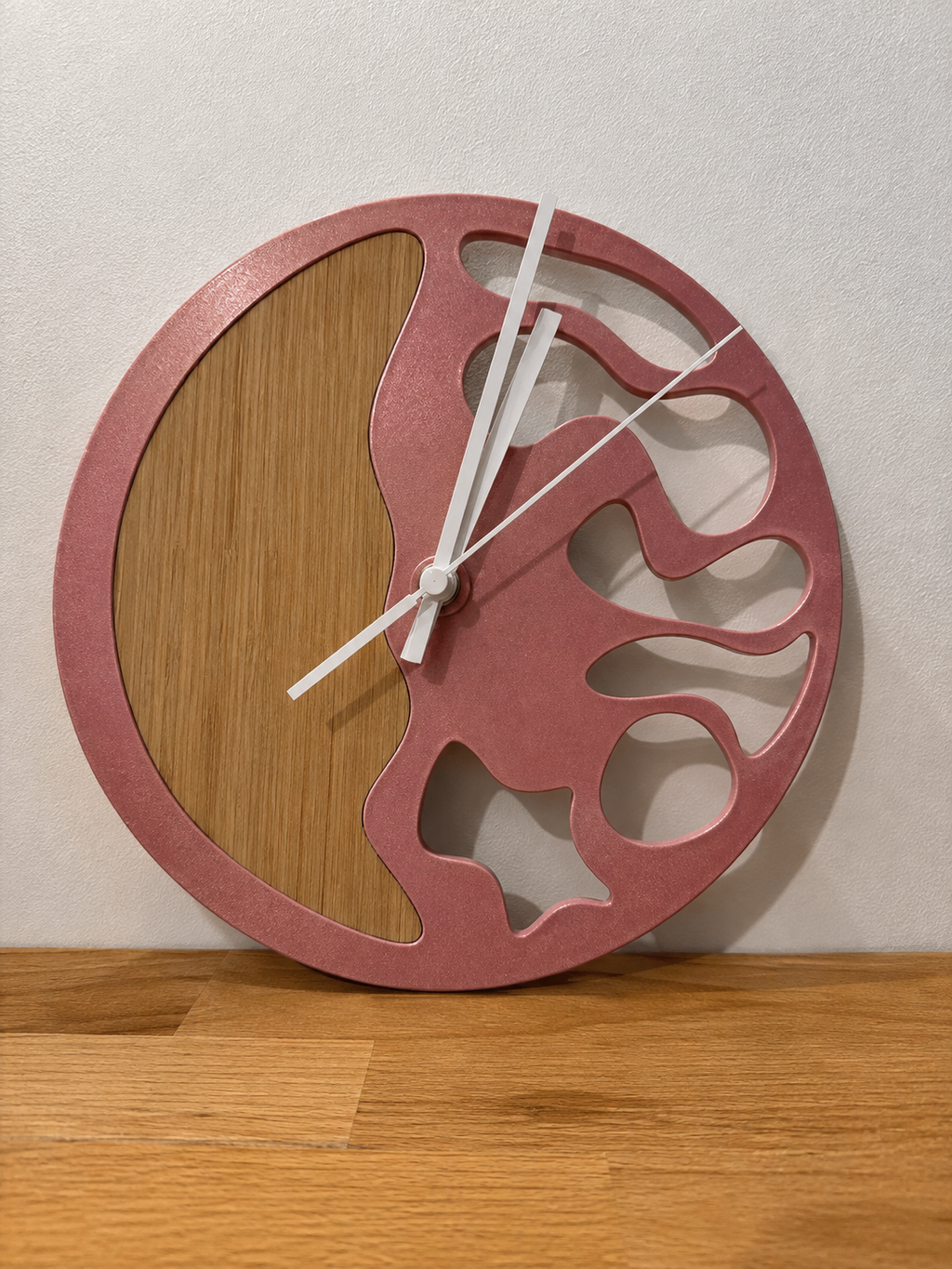 Horloge Murale Design Alvéoles